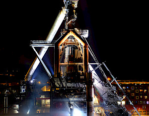 Blast-furnaces and GuddeVol lights in Esch-Belval