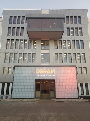 Osram Opto Semiconductors' main building in Regensburg