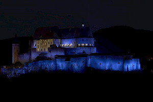 Vianden Castle (Château de Vianden) in Luxembourg