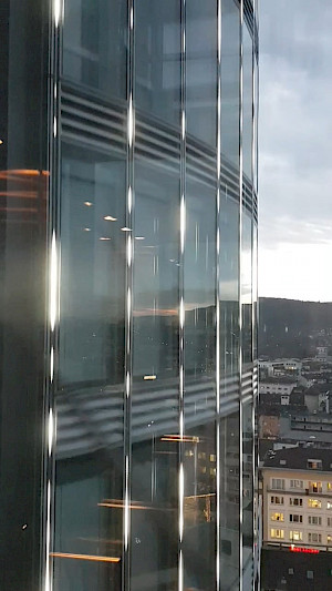 Turm der Hauptgeschäftsstelle der Sparkasse Pforzheim Calw